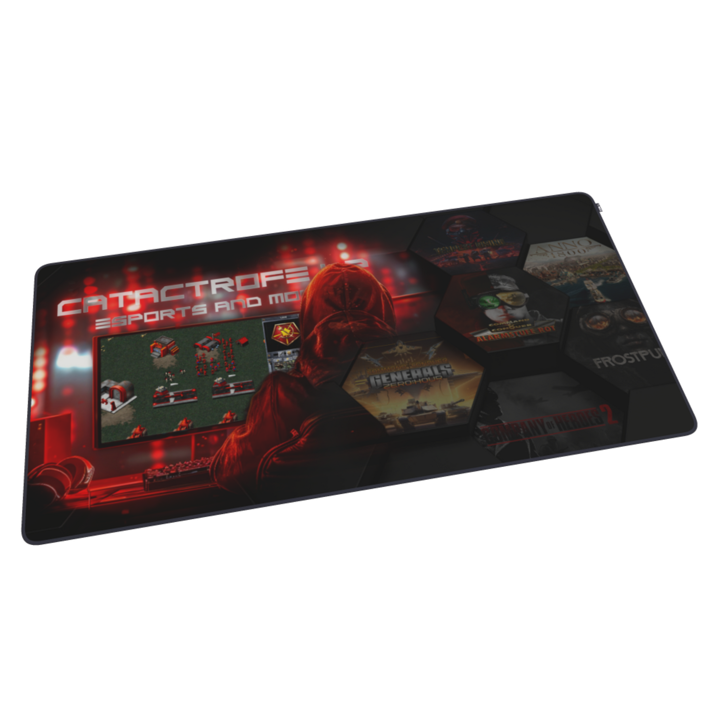 CCLP Mousepad 4XL - 1400x700MM (Marke ProPad - Made in Germany) - Ordentlich Platz für euer Setup