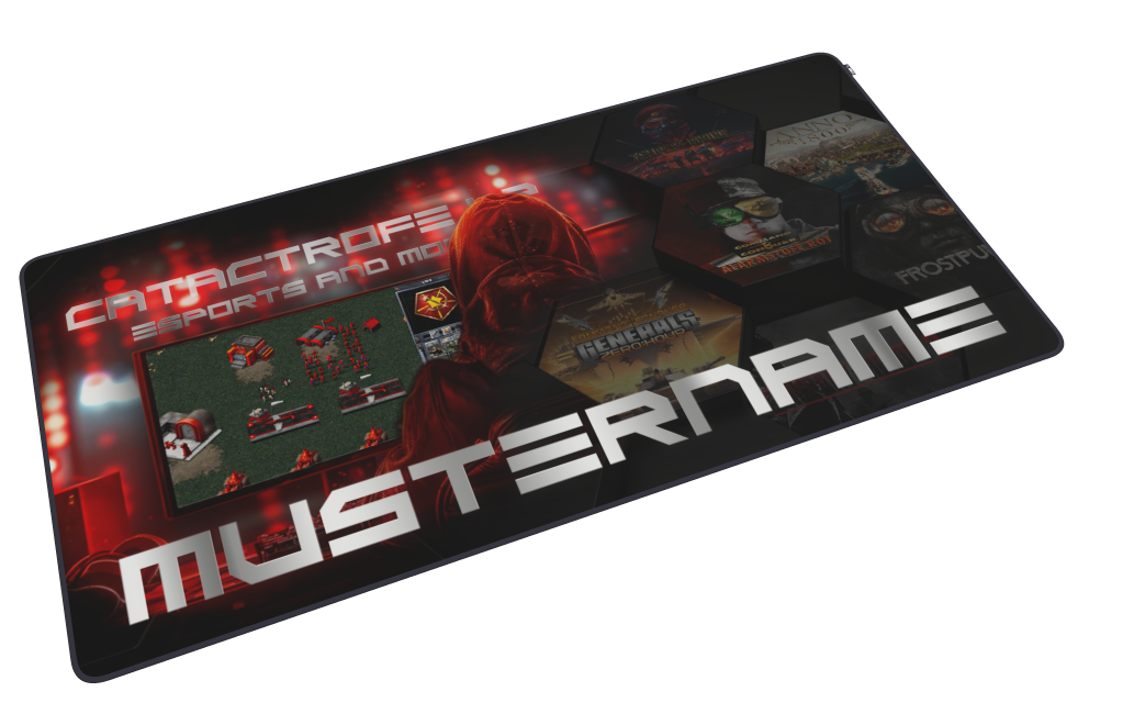 CCLP Mousepad 4XL MIT NAME - 1400x700MM (Marke ProPad - Made in Germany)  - Ordentlich Platz für euer Setup